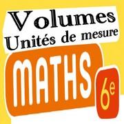 Exercices corrigés de maths 6éme - les volumes unités de mesure